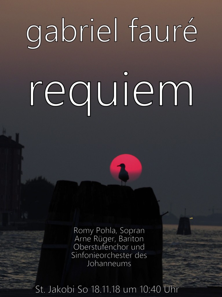 Plakat Faure Requiem